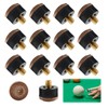 Ownkim Pack of 12 12 mm Pool Cue Tips, High-Quality
