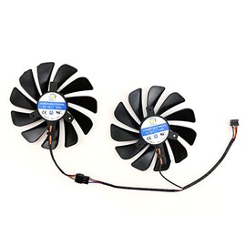 XHSESA Graphics Card Fan FDC10U12S9-C Cooling Fan Cooler for ASROCK RX6700XT 6600XT 6600 Challenger