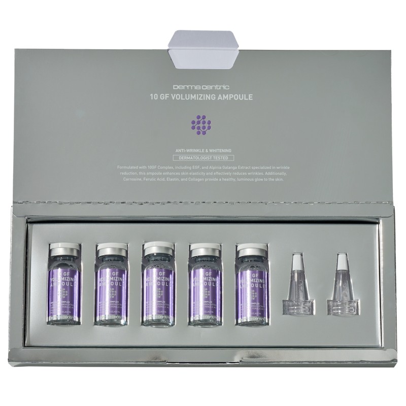 Dermacentric dermatology-exclusive high-density 10GF EGF elasticity ampoule 10ml 5pcs /