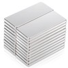 Pack of 55 Rectangular Magnets for Magnetic Board, 20 x