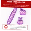Beavorty 24pcs Flexible Sponge Hair Curlers Non-damaging Sleep Rollers for