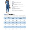 Tongmingyun Women's Cap Sleeve Denim Jumpsuit Button Down Straight Leg