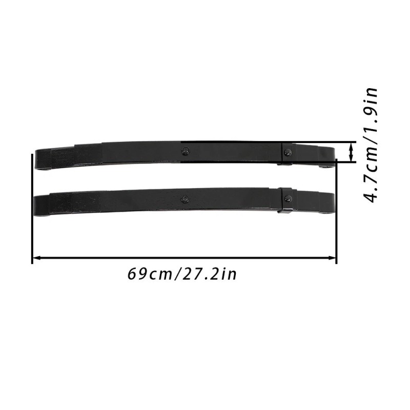LABLT 2 Set 3500 lbs Trailer Axle Trailer Leaf Spring