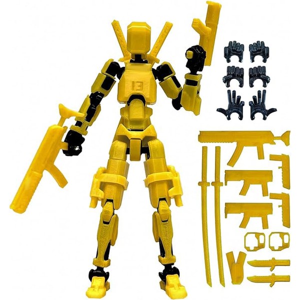(Assembly Completed) 3D Printed T13 Action Figure, Dummy 13 Collectible