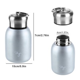 10.15oz/300ML Mini Thermal Mug Leak Proof Vacuum Flasks Travel Thermos Stainless Steel Drink Water Bottle Small Thermos Cups for Indoor and Outdoor by Floor88 (Green)