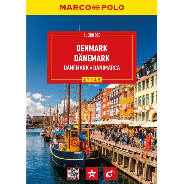 MARCO POLO Reiseatlas Dänemark 1:200.000: Straßenatlas und Autoatlas mit Europa