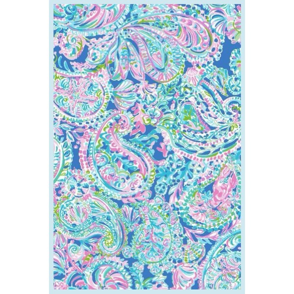 Lilly Pulitzer Notebook: Colorful Composition Notebook, 120 College Ruled Pages