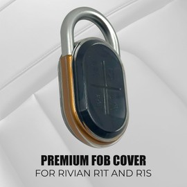 Good Life+Style TPU Key Fob Protection - Shock and Drop-Resistant Smart Car Key Protector for Rivian R1T and R1S, Scratch, Water, Dust, and Damage-Resistant, Clear