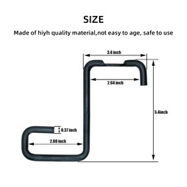 2 Pack 532197258 LH Belt Keeper, Replace 197258, Compatible with Husqvarna, Craftsman, Poulan and Other Brand Ride Mowe