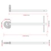 HAUTMEC PL0024 10" Basin Wrench Sink Faucet Wrench for Tight