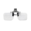 2X Clip On and Flip Up Magnifiers Reading Magnifying Glasses