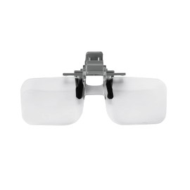 2X Clip On and Flip Up Magnifiers Reading Magnifying Glasses Hands-Free Magnifying Glasses for Reading Newspaper Instructions