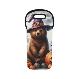 Queen of Wrap Colorful Dog-Themed Wine Tote Bag, Pet Lover Gift, Mother's Day, Birthday Present, Eco-Friendly Wine Carrier