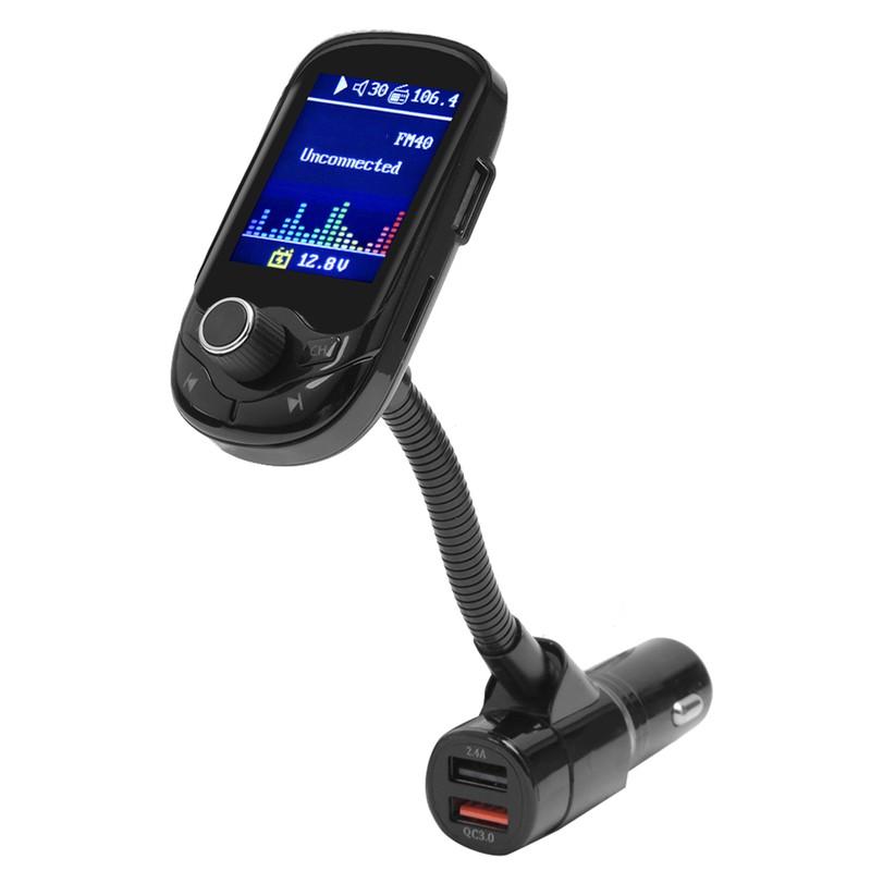 1.8 in TFT Car MP3 Player FM Transmitter Dual USB
