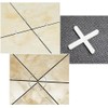 3000pcs Tile Leveling System Spacers Cross Shaped White Plastic Tiling
