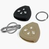 2-pcs Click&Fit Silicone Key Fob Covers for 2008-2013 Toyota Camry