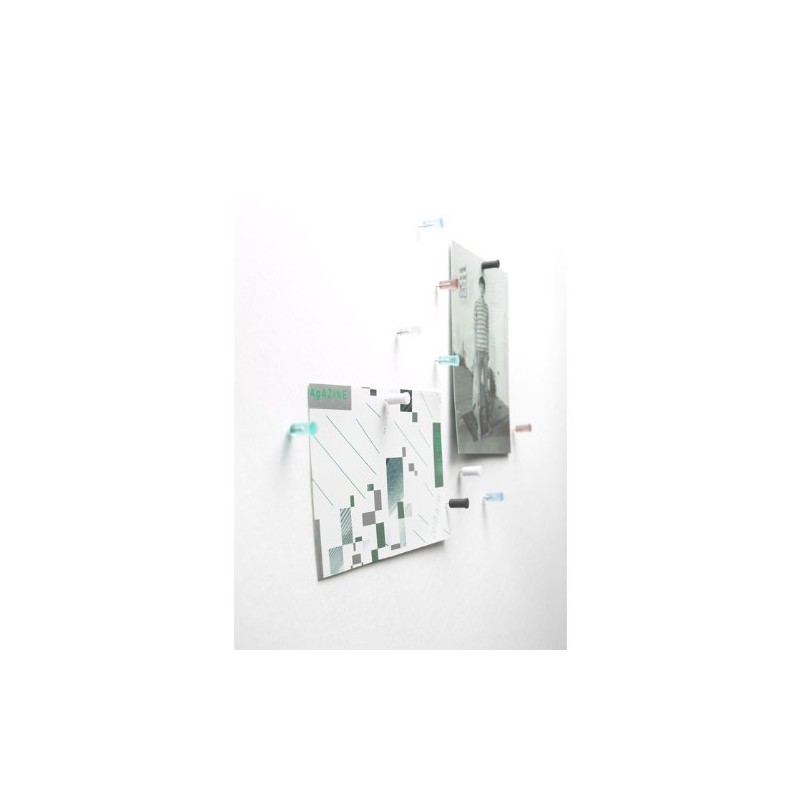 Ninjapin Clear Blue D-331-BL 15pcs Push Pins