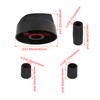 4 Pcs ABS Plastic Universal Stove Knob Replacement Parts 42x26mm