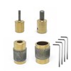 Jarshtime Glass Grinder Bits 4 PCS Diamond Stained Glass Grinding