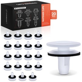 A-Premium 20 PCS Nylon Rear Lamp with Sealer Car Retainer Fastener Push Pin Clips Compatible with Hyundai Elantra Sonata Santa Fe Sport Accent Tucson Genesis Veloster Kia Optima Forte Sportage Rio