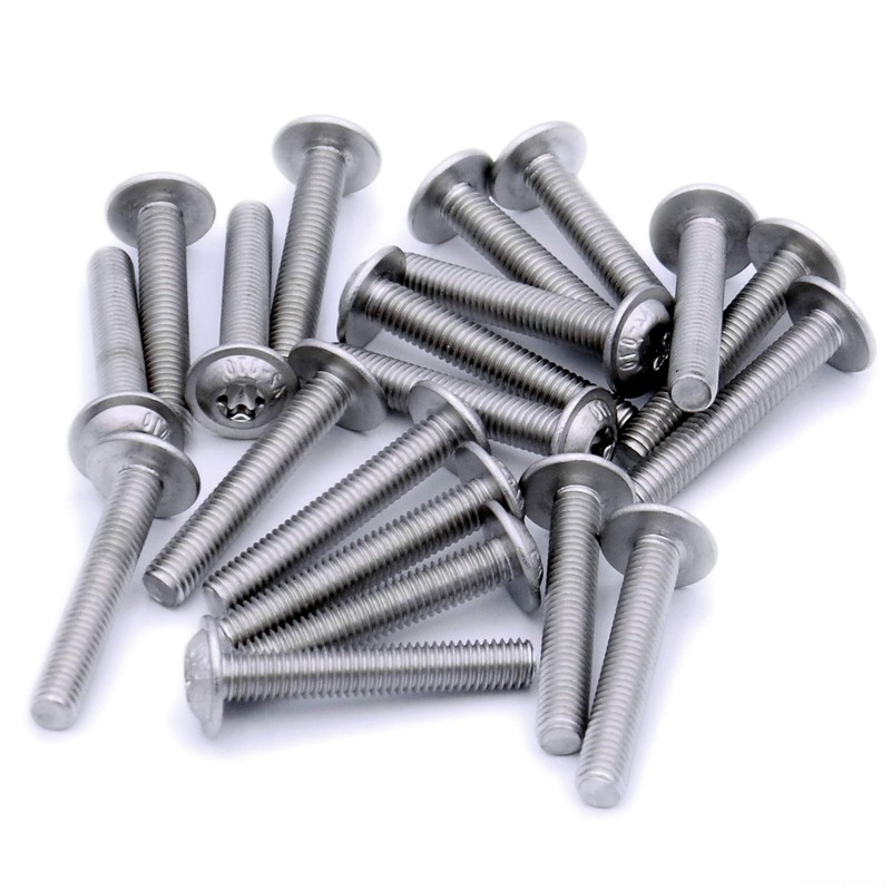 M6 (6mm x 20mm) Flanged TX Socket Button Machine Screw