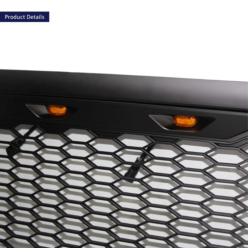 Front Grille Raptor Style Grille with Led Lights for 2004-2008