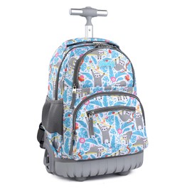 seastig Rolling Backpack 16 Inch Wheeled Backpack Laptop Backpack Carry-on Backpack School College Travel