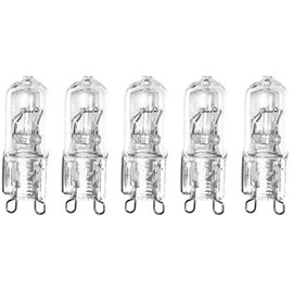 Anyray A1716Y (5)-Lamps G9 35W 35 Watt 110V 120V 130Volt JCD Type Light Bulbs