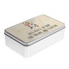 Mr. & Mrs. Panda Metal Tin Rectangular Cow - Gift,