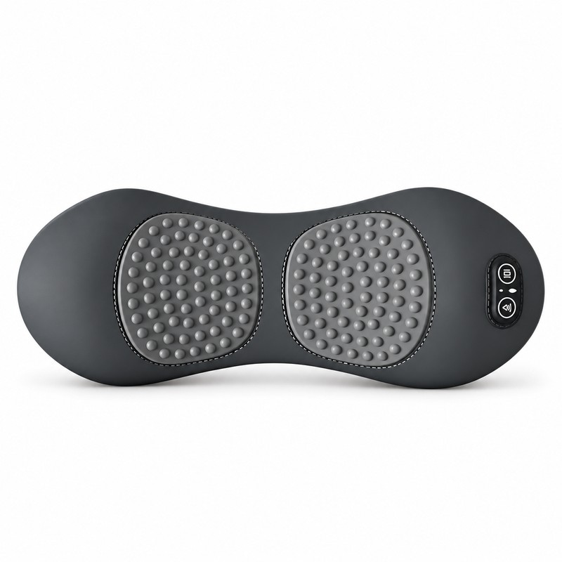 Lower Back Massager with Heat and Vibration – Contoured Design