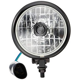 Bike Parts Center 313111 Universal Headlight, Betlite Assy H4 Bulb, Black, 4.5"