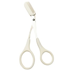 Eyebrow Shaper - Thinning Bushy Eyebrows with Scissors and Comb Attachment (White)