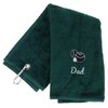 Always Looking Good Embroidered Dark Green Lawn Bowls Towel for
