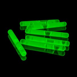 KNIXS 40 Display Micro / Mini Glow Sticks with Connector (Pack of 80) - Green Luminous Ideal for Party/Fishing