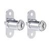uxcell 2Pcs Push Plunger Lock Drawer Lock 19 x 23mm