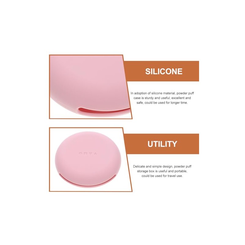 Beaupretty Estuche Portátil Para Maquillaje Caja De Polvo Soporte Para