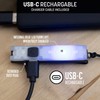 Keyport Pocket Flare 2.0 Mini Flashlight - Rechargeable Keychain Flashlight