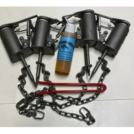 FPS 4 Bridger DP Dog Proof raccoon kit ,1 DP setter & 1  Liquid gold Bait New SALE