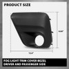 LQI Fog Light Cover Lamp Trim Set Left and Right