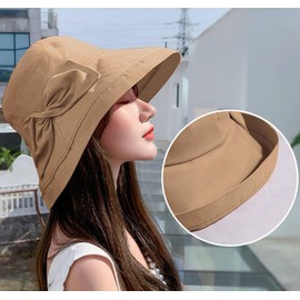 Summer Bucket Hats Women Wide Brim Sun Hats Ladies Summer Hats UPF50 Sunhats Fisherman Hat Sun UV Protection Hat Safari Outdoor Hat Beach Fishing Hat Gardening Walking Hat Packable Neck Protection Hat