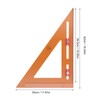 Rafter Square Multi Functional Drilling Positioning Triangle Ruler Carpenter Measuring