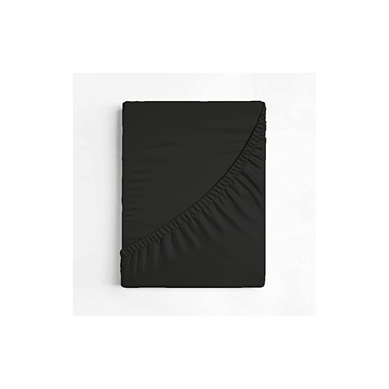 AmigoZone Non Iron Pollycotton Percal Quality Plain Fitted Sheet Or