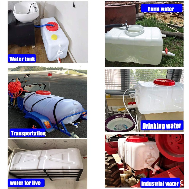 SXKJDM Large Plastic Water Storage Tanks Emergency Water Storage 50L/80L/110L/200L