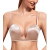 Exclare Women's Multiway U Shaped Underwire Push Up Padded Convertible