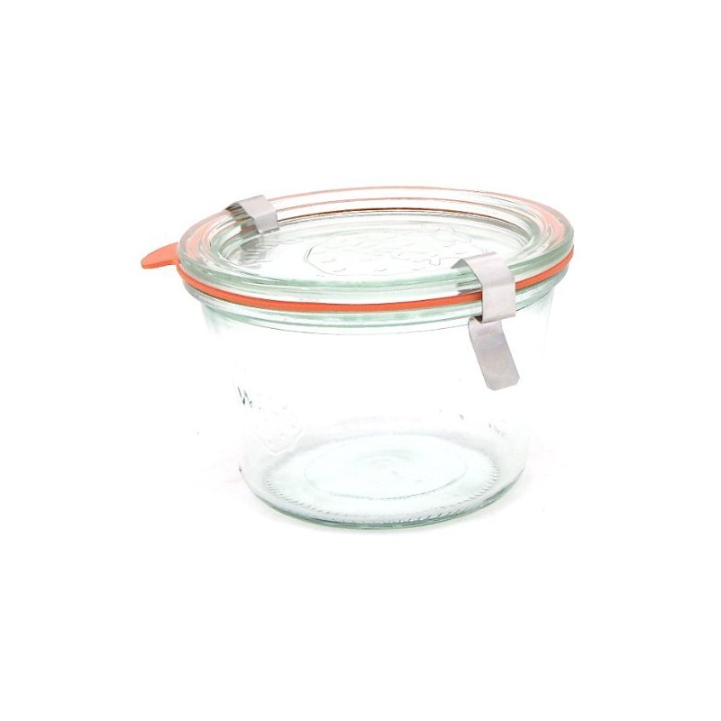 Weck 741 - 0.25 Liter Mold Jars with Lids -