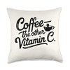Coffee Lover The Other Vitamin C Women Throw Pillow