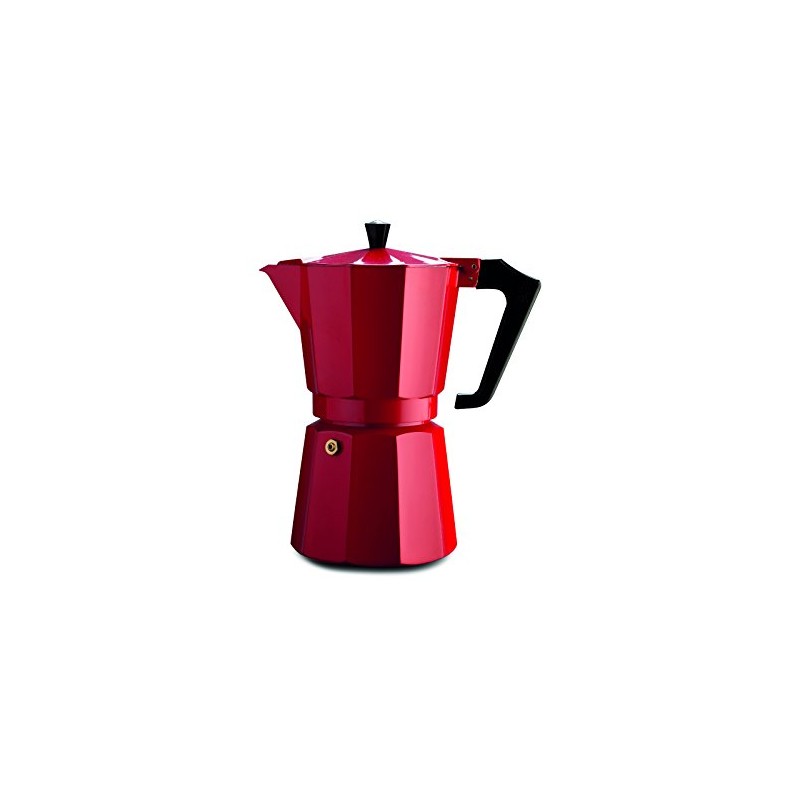 PEZZETTI Espresso Maker Italale Xpress 6 Cups Aluminium Red