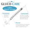 GLUCO-CARE 1 ml/cc Syringes 27G x 1/2’’ (12.7mm), Orange Cap,