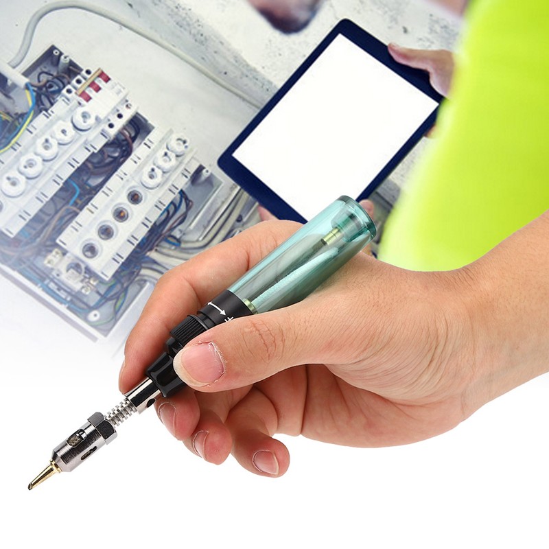 Gas Soldering Iron Pen Refillable Pure Butane Gas Solder Handheld