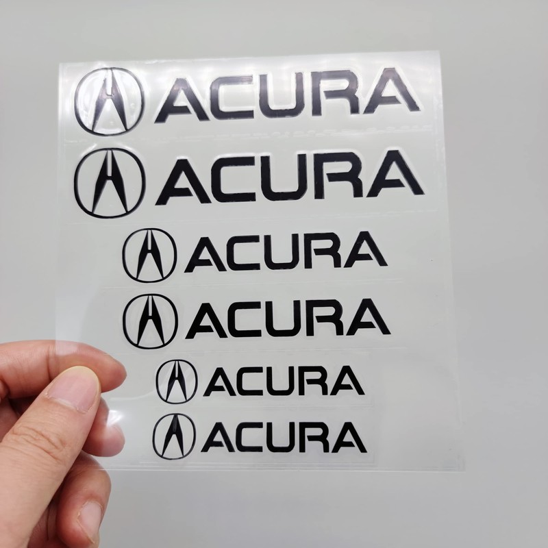 Acura Universal Brake Caliper Sticker Black